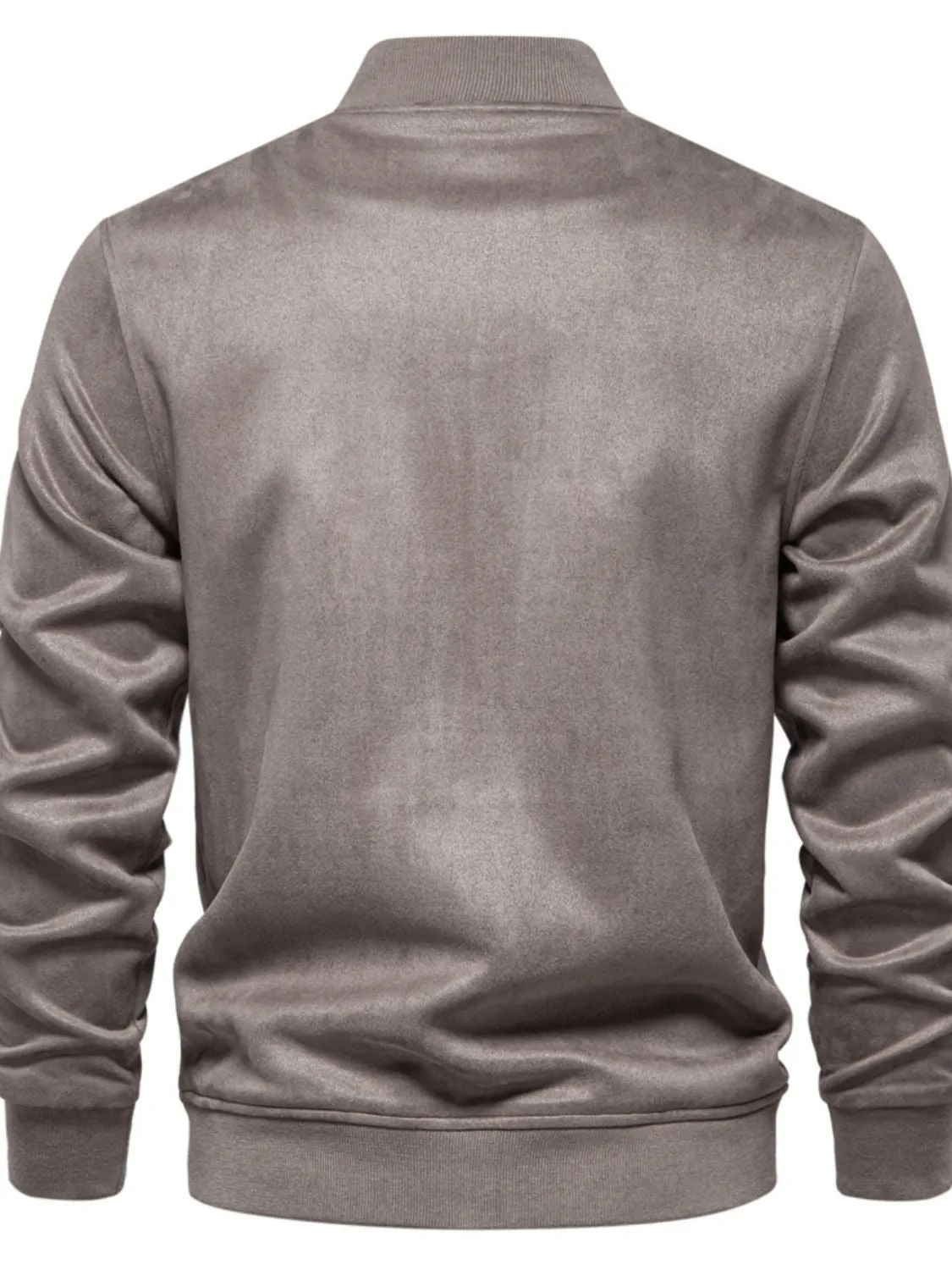 Men's Baseball Collar Snap Down Jacket sold by Unique Kulture product image thumbnail 4