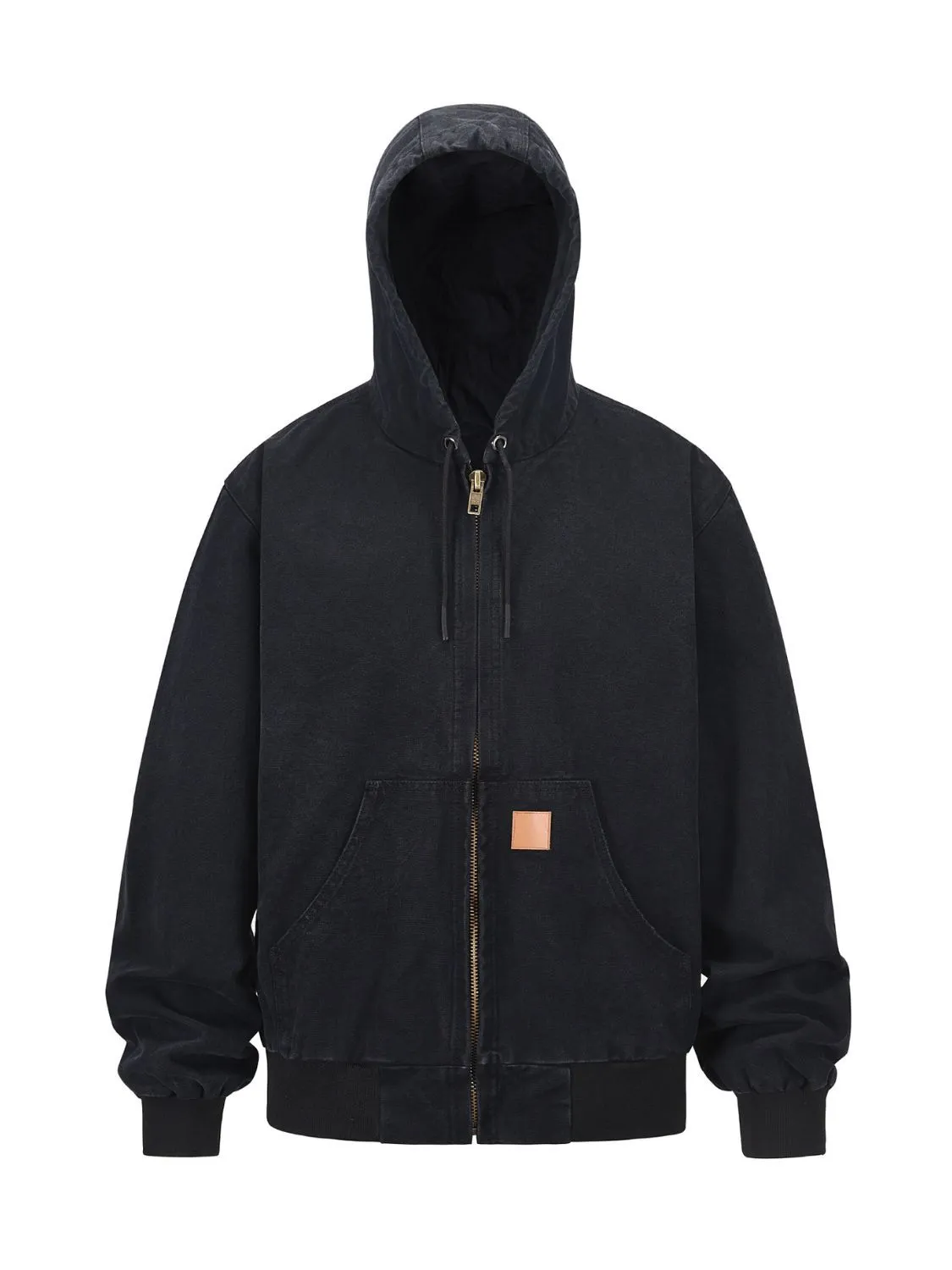 Men's Zip Up Washed Hooded Jacket sold by Unique Kulture product image thumbnail 4