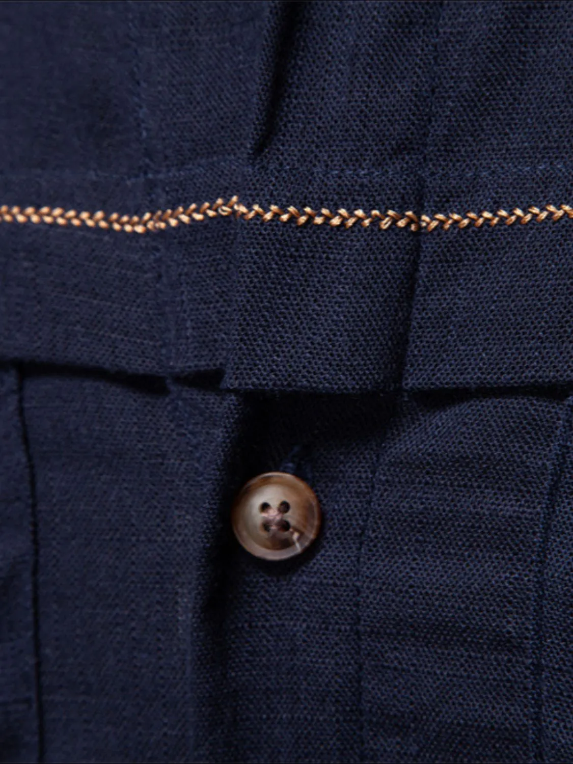 Men's Button Down Collared Neck Shirt sold by Unique Kulture product image thumbnail 3