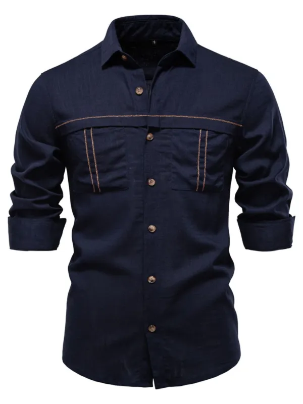 Men's Button Down Collared Neck Shirt sold by Unique Kulture