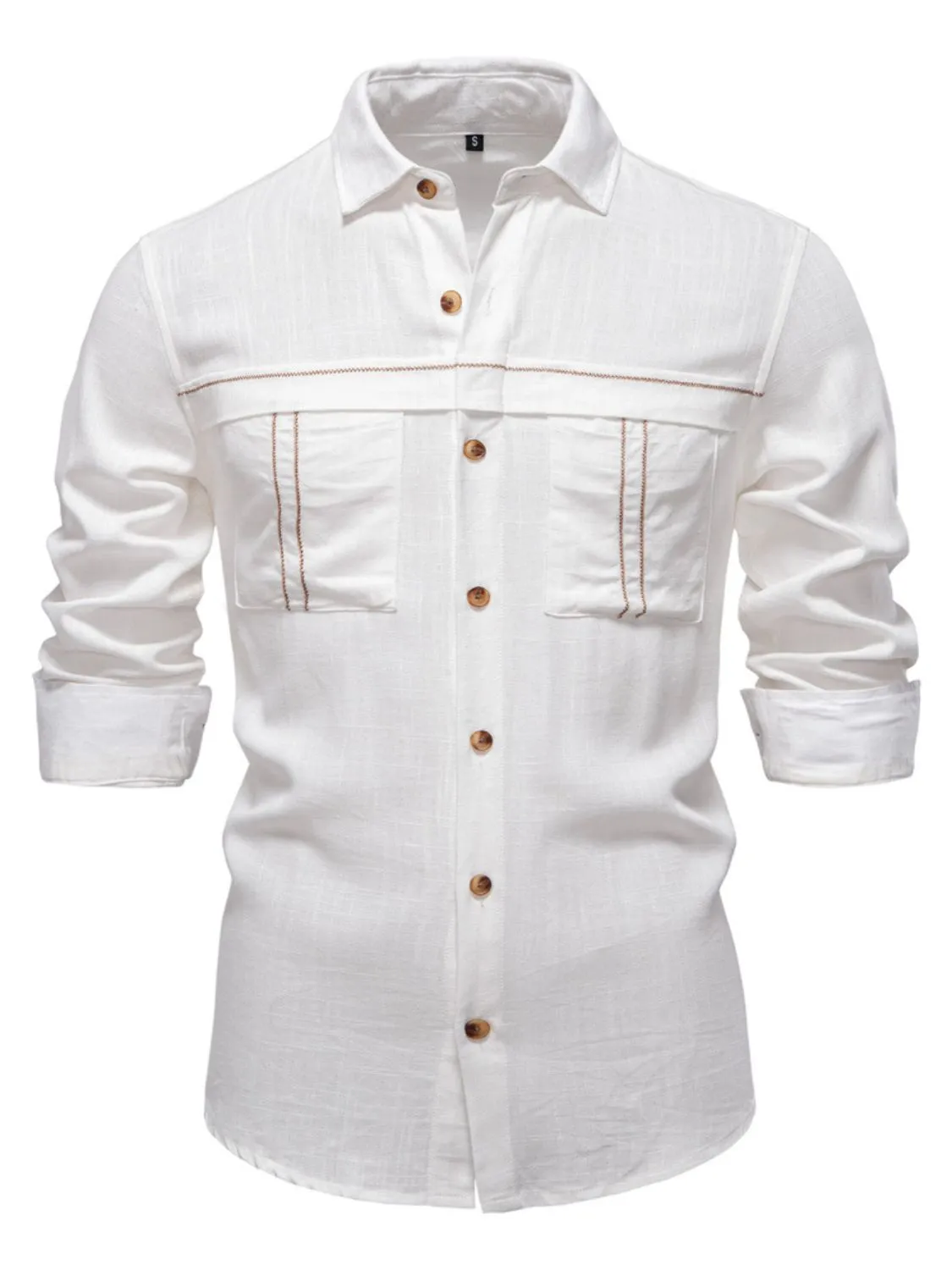 Men's Button Down Collared Neck Shirt sold by Unique Kulture product image thumbnail 5