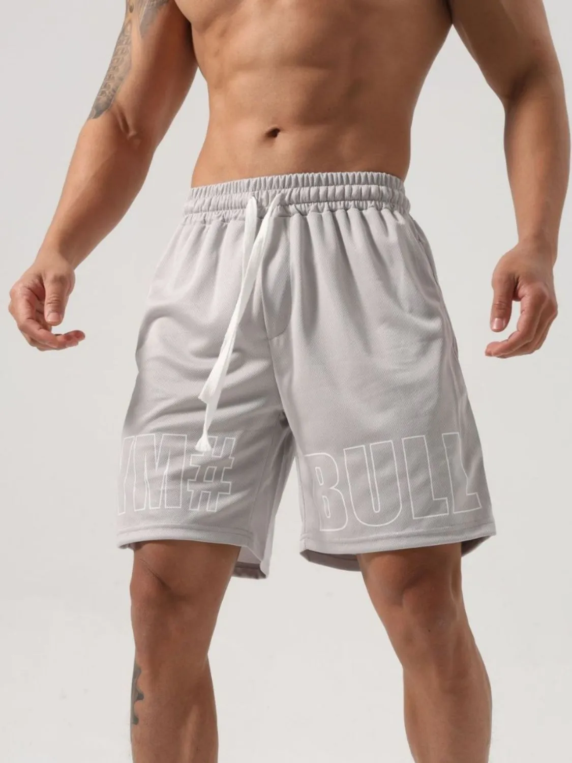 Men's Plus Size Letter Drawstring Shorts sold by Unique Kulture product image thumbnail 3