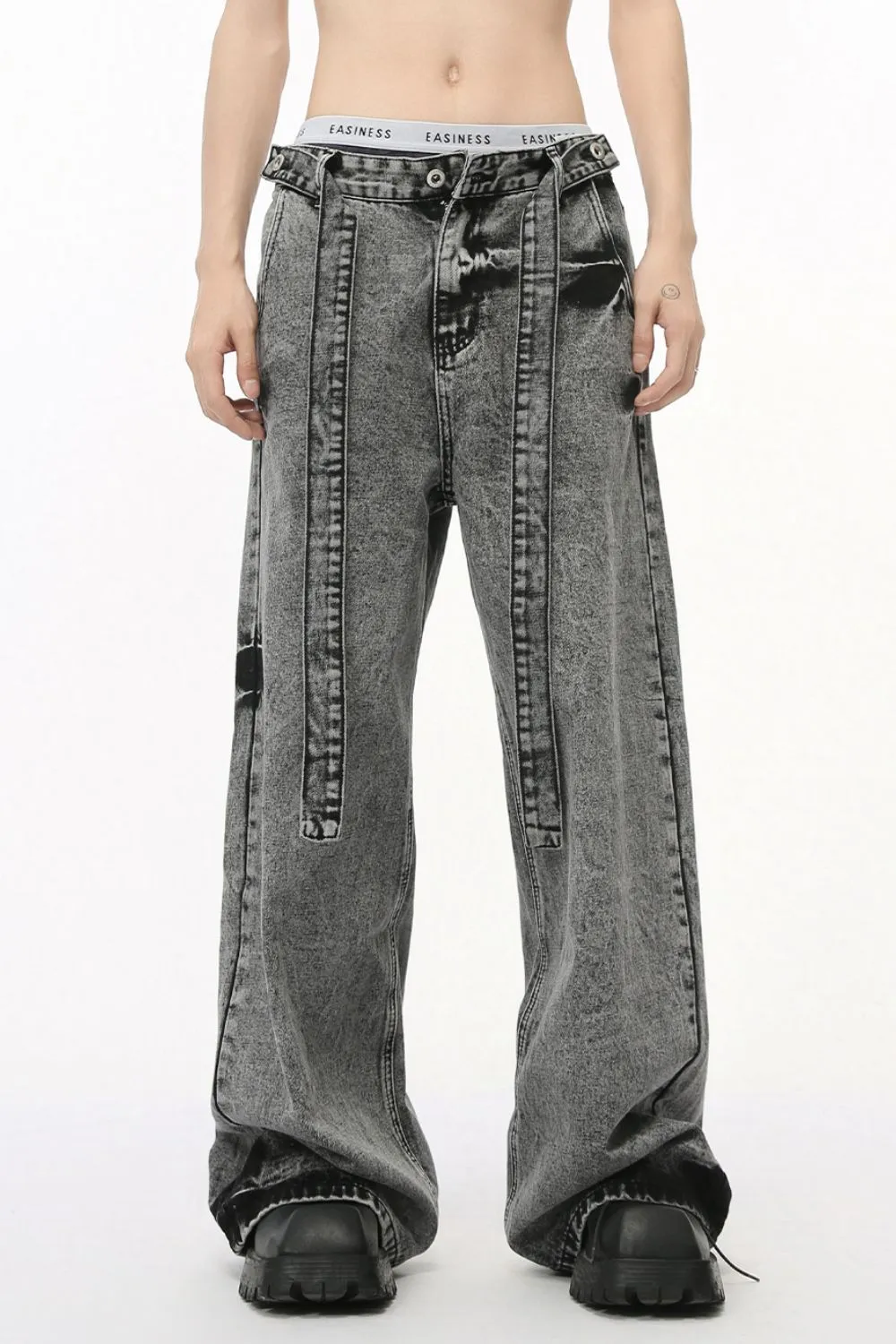 Wide Leg Jeans with Pockets sold by Unique Kulture product image thumbnail 2