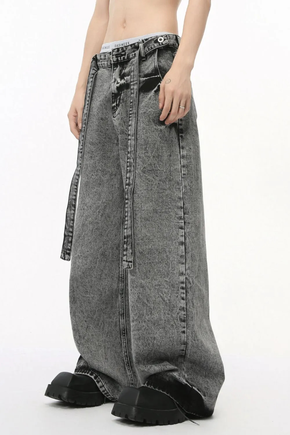 Wide Leg Jeans with Pockets sold by Unique Kulture product image thumbnail 3