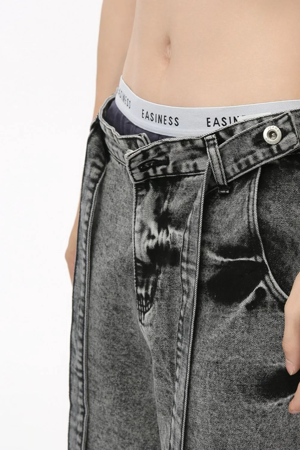 Wide Leg Jeans with Pockets sold by Unique Kulture product image thumbnail 4