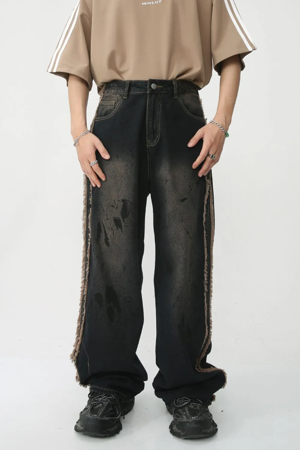 Raw Edge Mid Rise Men's Jeans sold by Unique Kulture product image thumbnail 5