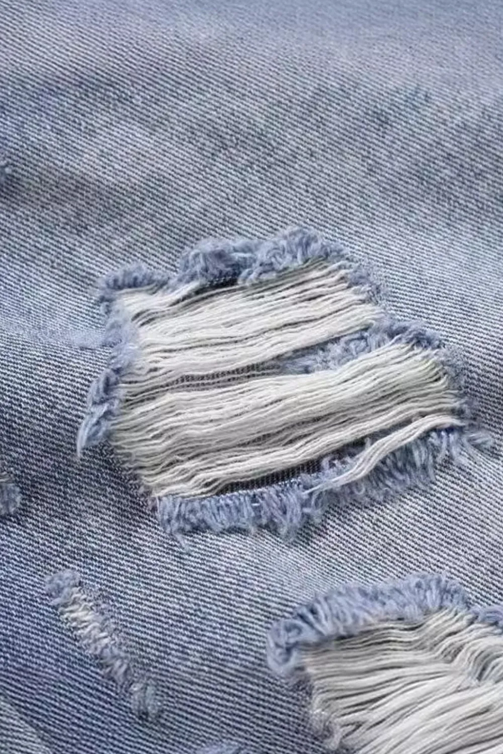 Men's Distressed Denim Bermuda Shorts sold by Unique Kulture product image thumbnail 4