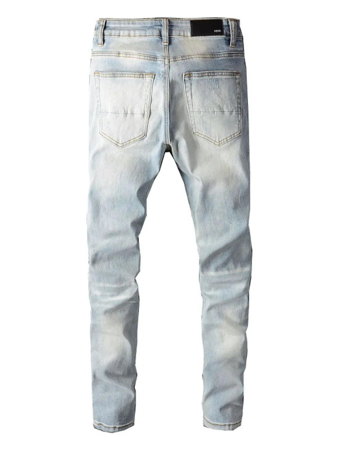 Men's Distressed Jeans with Pockets sold by Unique Kulture product image thumbnail 2