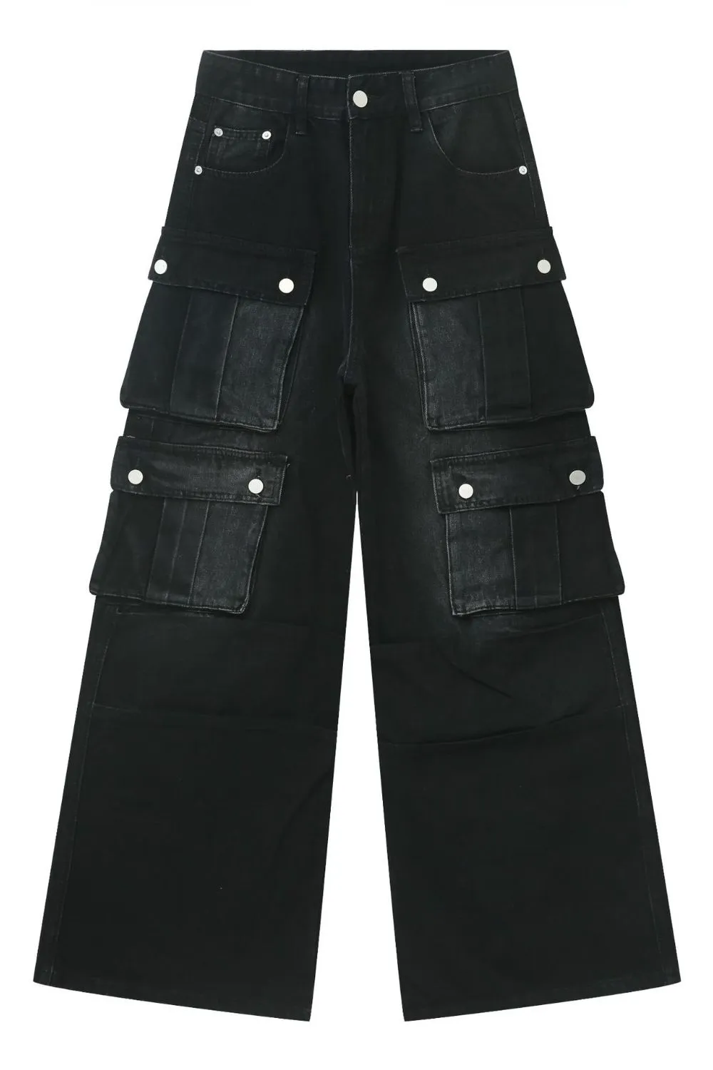 Men's Wide Leg Jeans with Cargo Pockets sold by Unique Kulture product image thumbnail 5