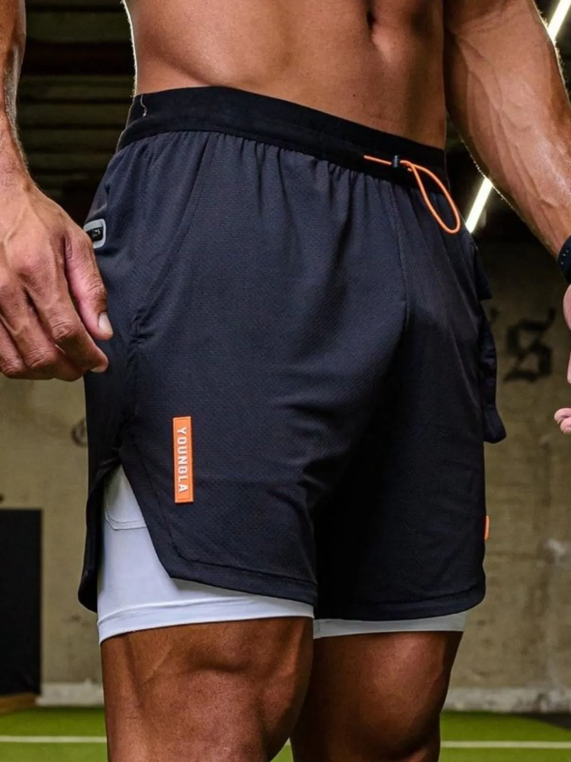 Men's Plus Size Drawstring Shorts sold by Unique Kulture product image thumbnail 5