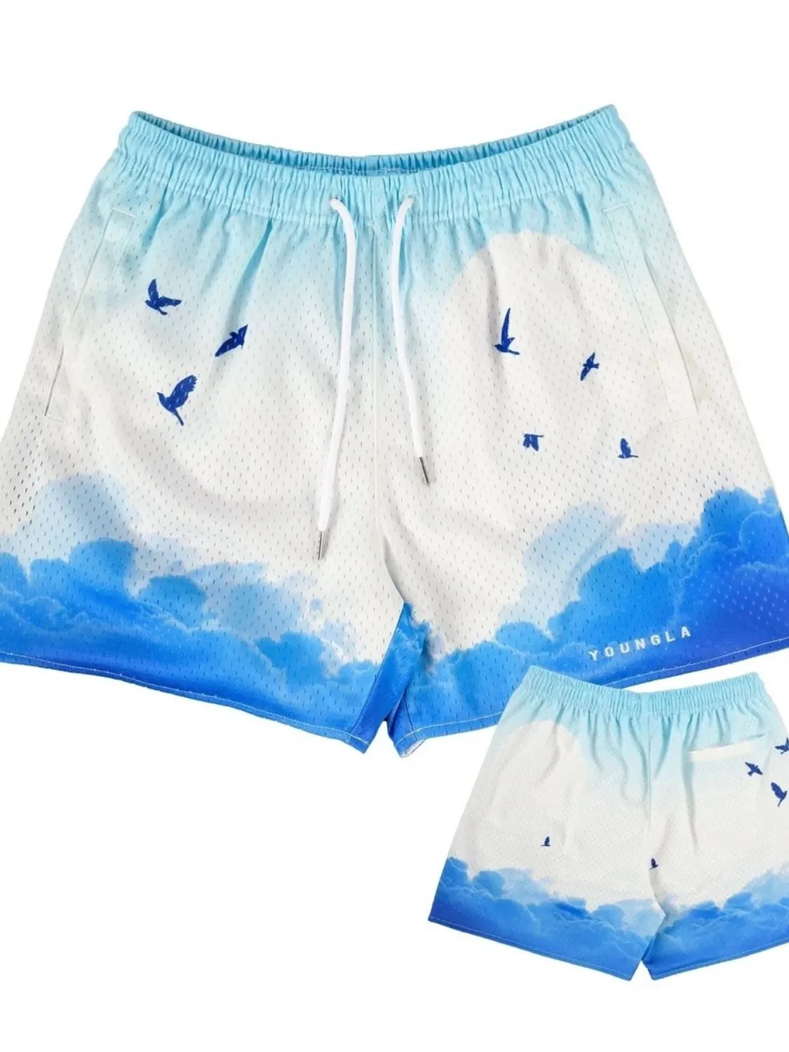 Men's Plus Size Drawstring Printed Shorts sold by Unique Kulture product image thumbnail 5