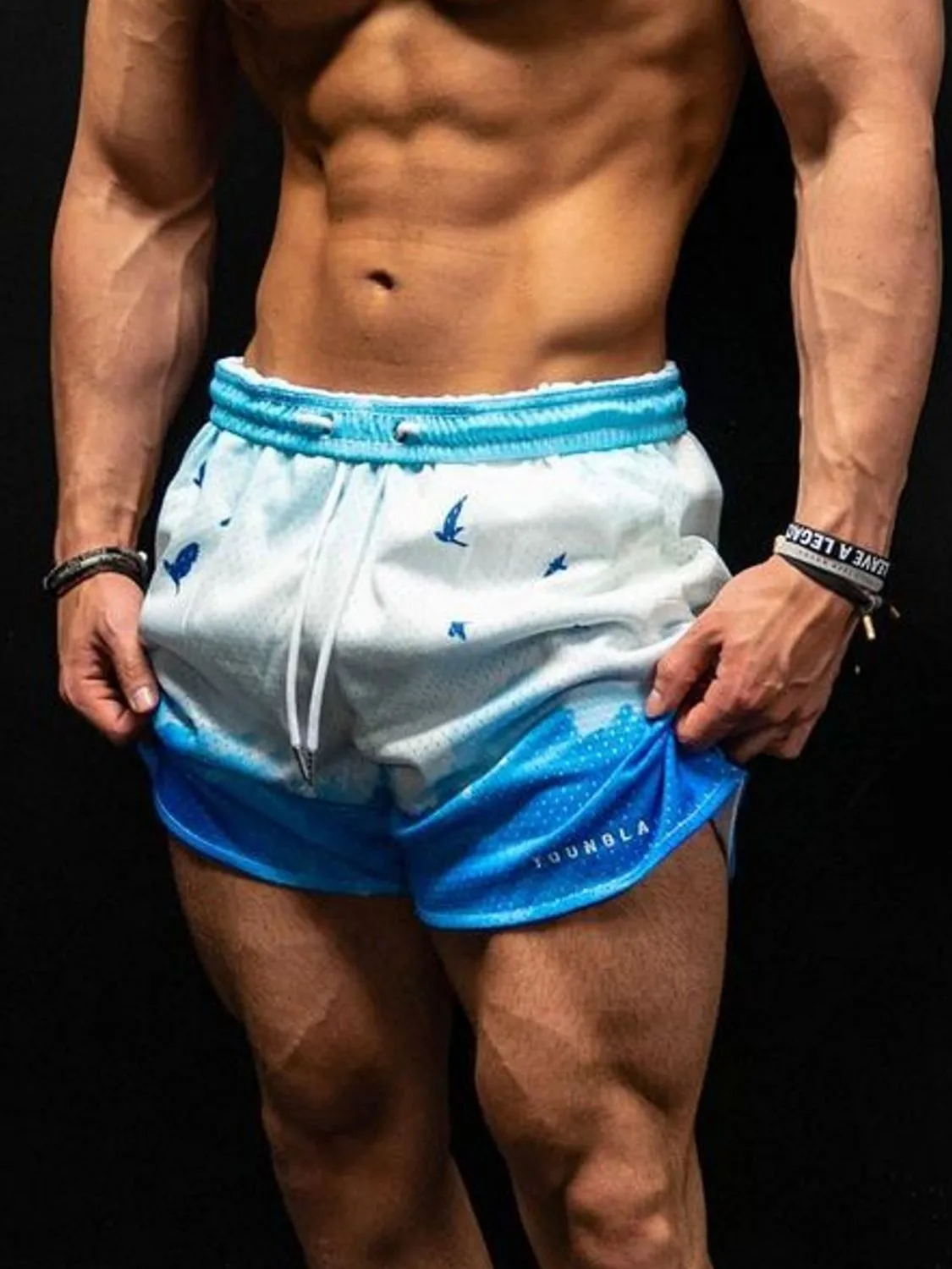 Men's Plus Size Drawstring Printed Shorts sold by Unique Kulture product image thumbnail 2