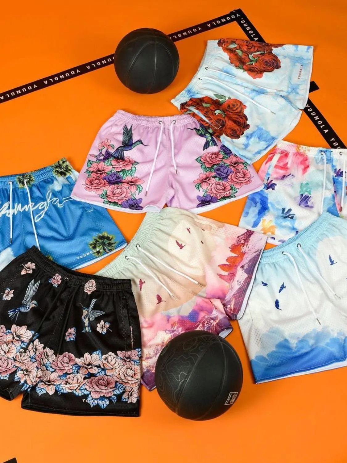 Men's Plus Size Drawstring Printed Shorts sold by Unique Kulture