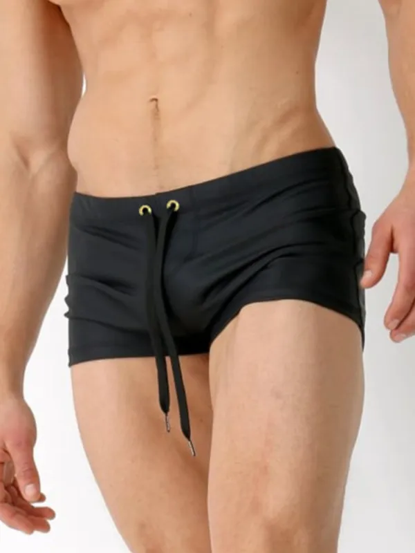 Men's Drawstring Swim Shorts sold by Unique Kulture