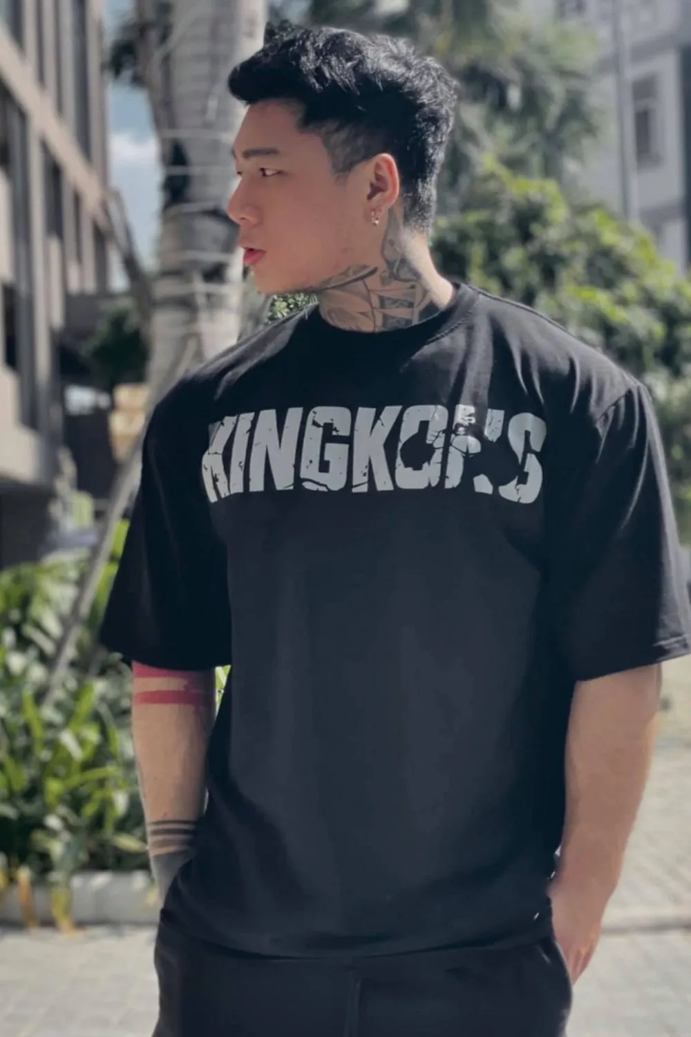 Men's Plus Size Round Neck Half Sleeve T-Shirt sold by Unique Kulture