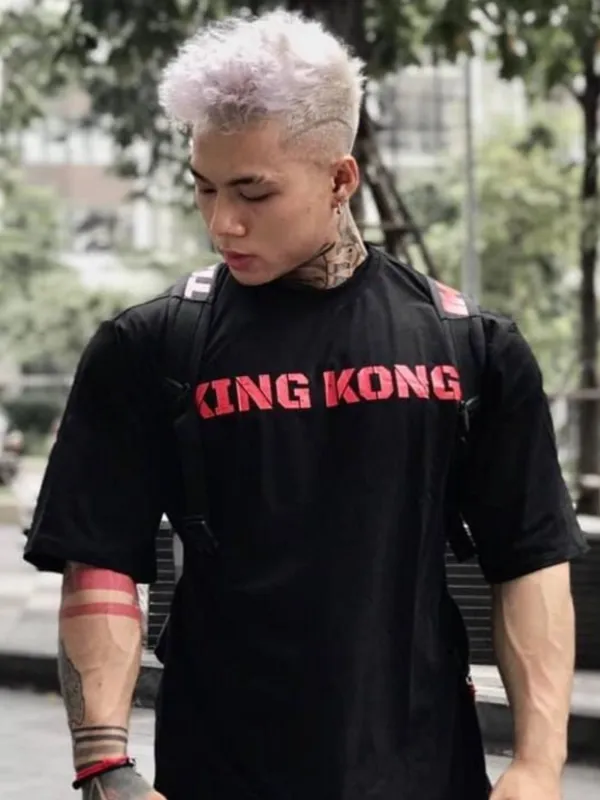 Men's Plus Size KING KONG Round Neck T-Shirt sold by Unique Kulture