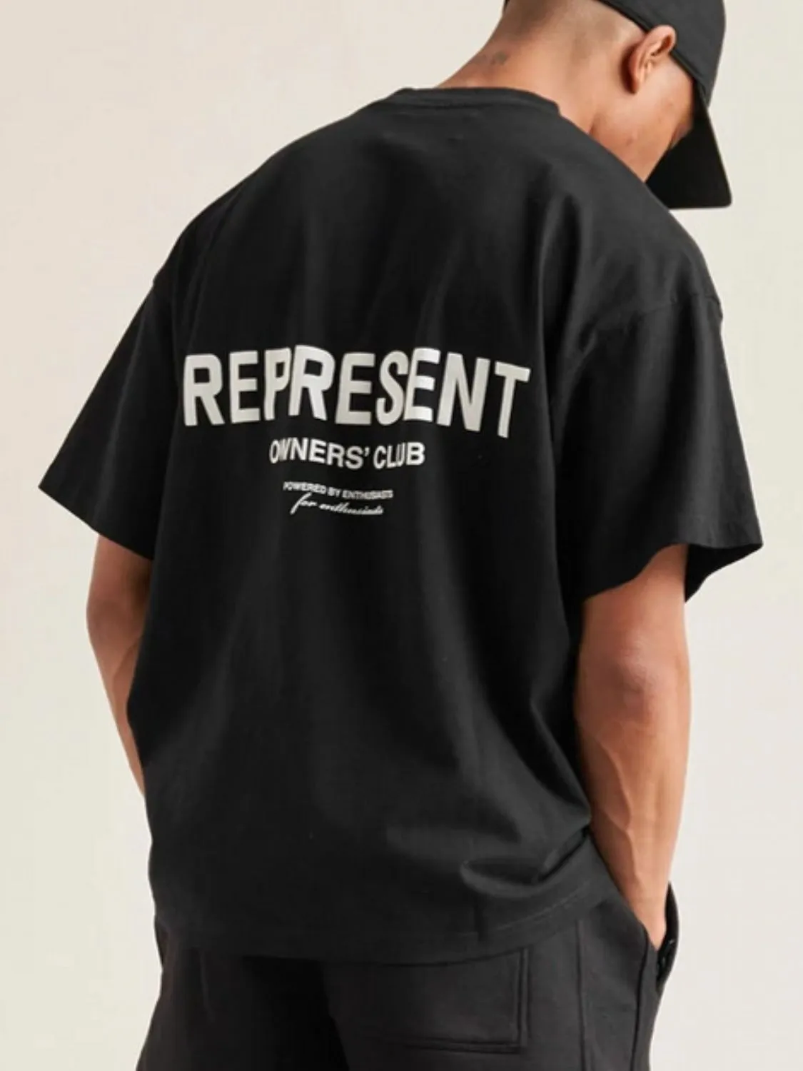 Men's Plus Size Letter Round Neck Half Sleeve T-Shirt sold by Unique Kulture product image thumbnail 2