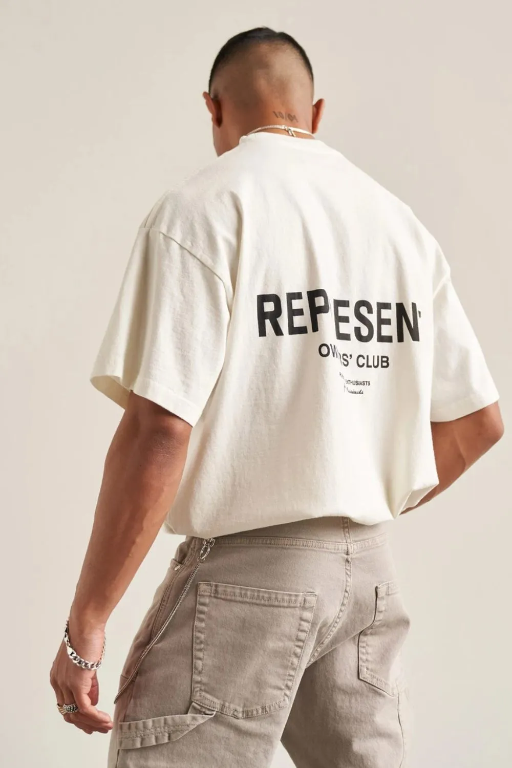 Men's Plus Size Letter Round Neck Half Sleeve T-Shirt sold by Unique Kulture product image thumbnail 3