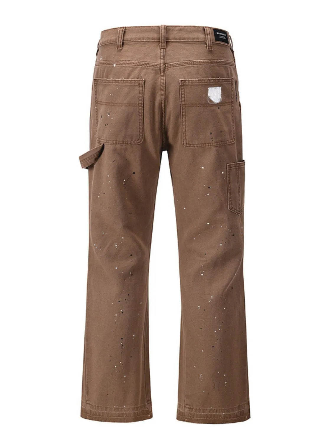 Men's Washed Bootcut Cargo Jeans sold by Unique Kulture product image thumbnail 2