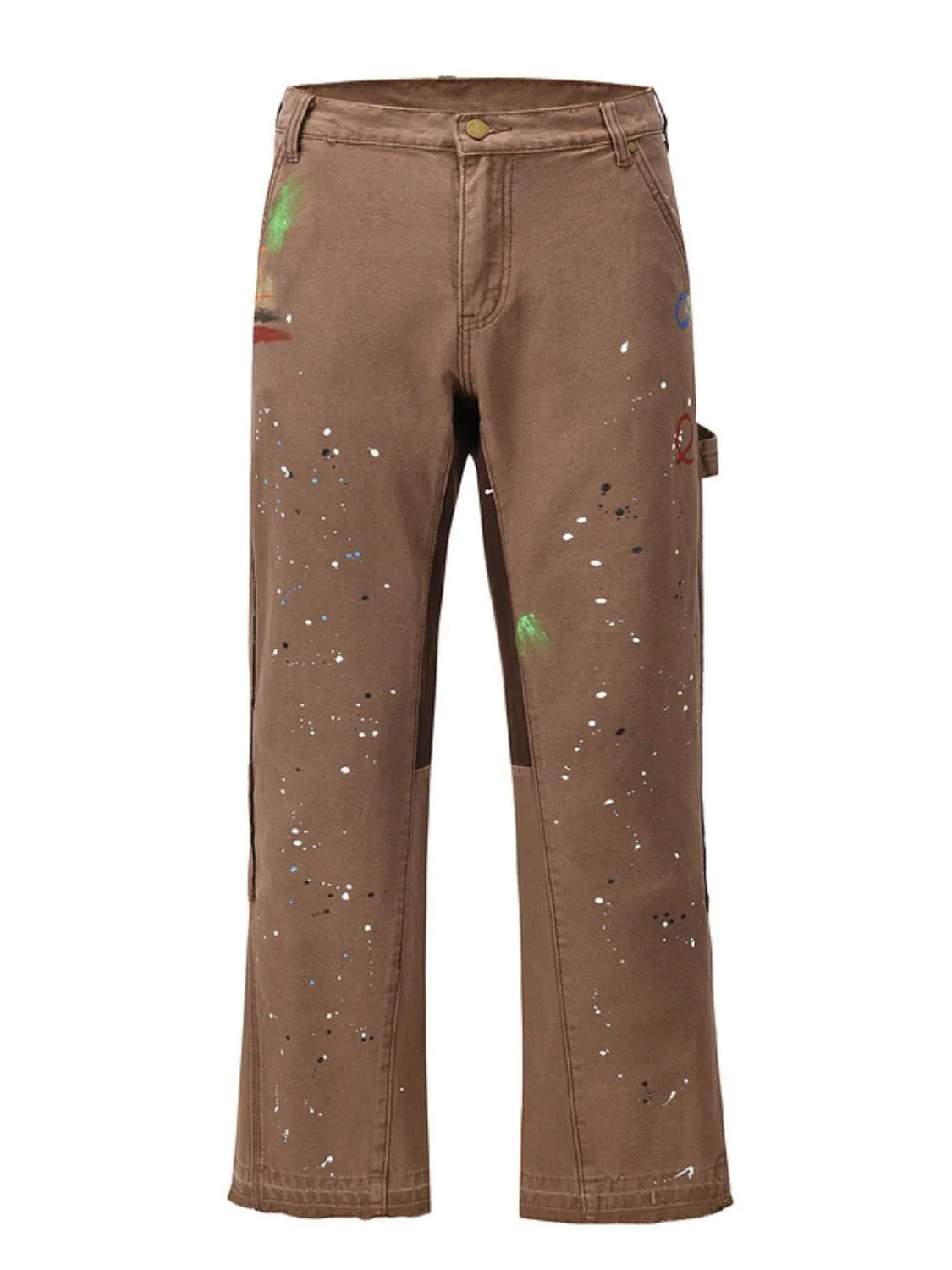 Men's Washed Bootcut Cargo Jeans sold by Unique Kulture