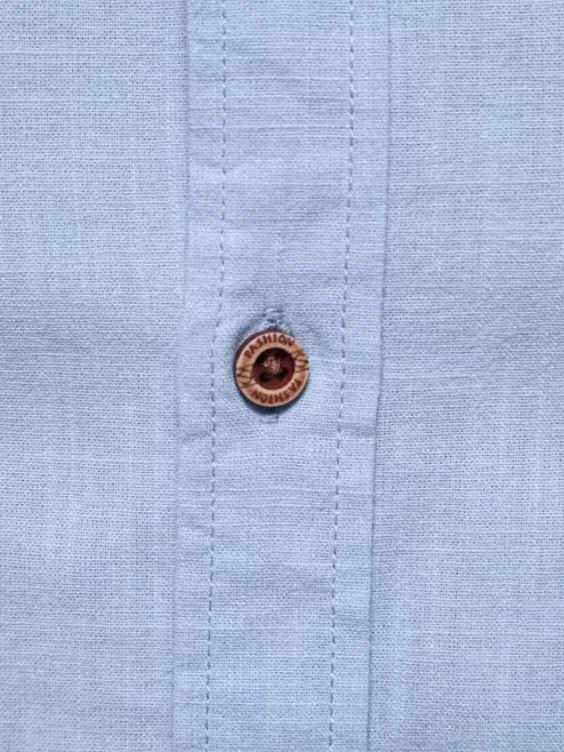 Men's Full Size Button Down Embroidered Shirt Plus Size sold by Unique Kulture product image thumbnail 4