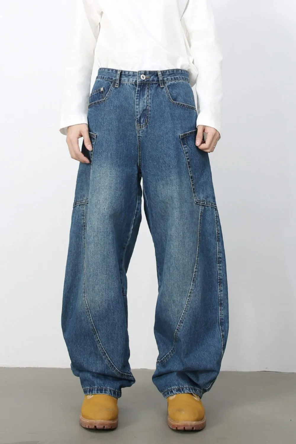 Men's Wide Leg Jeans sold by Unique Kulture