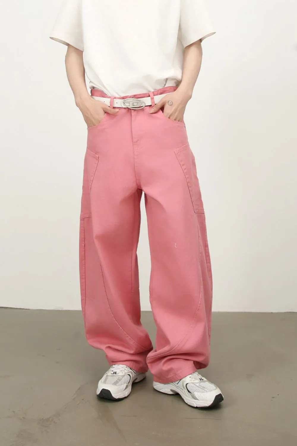 Men's Mid Rise Wide Leg Jeans sold by Unique Kulture