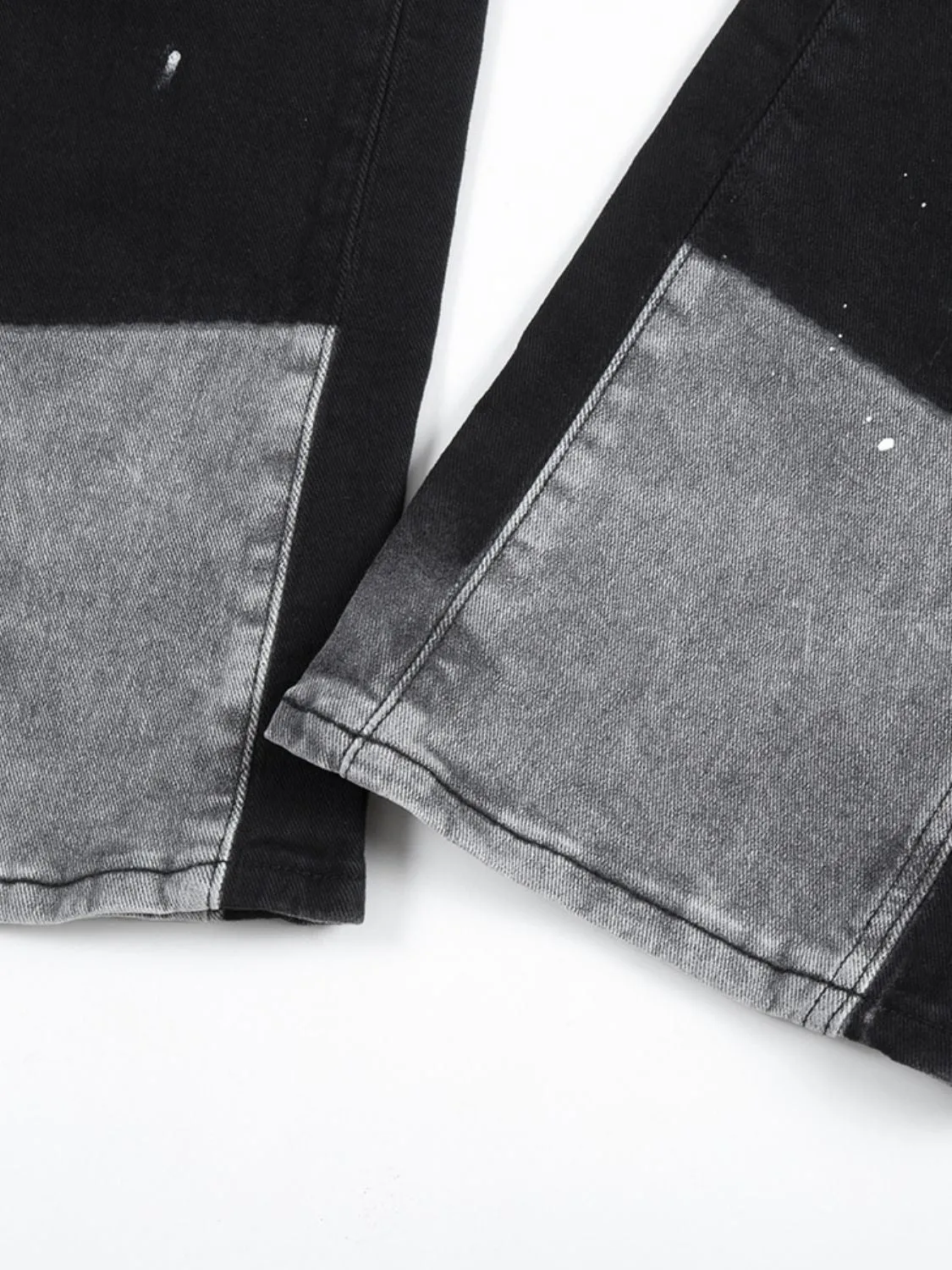 Men's Contrast Washed Bootcut Jeans sold by Unique Kulture product image thumbnail 3