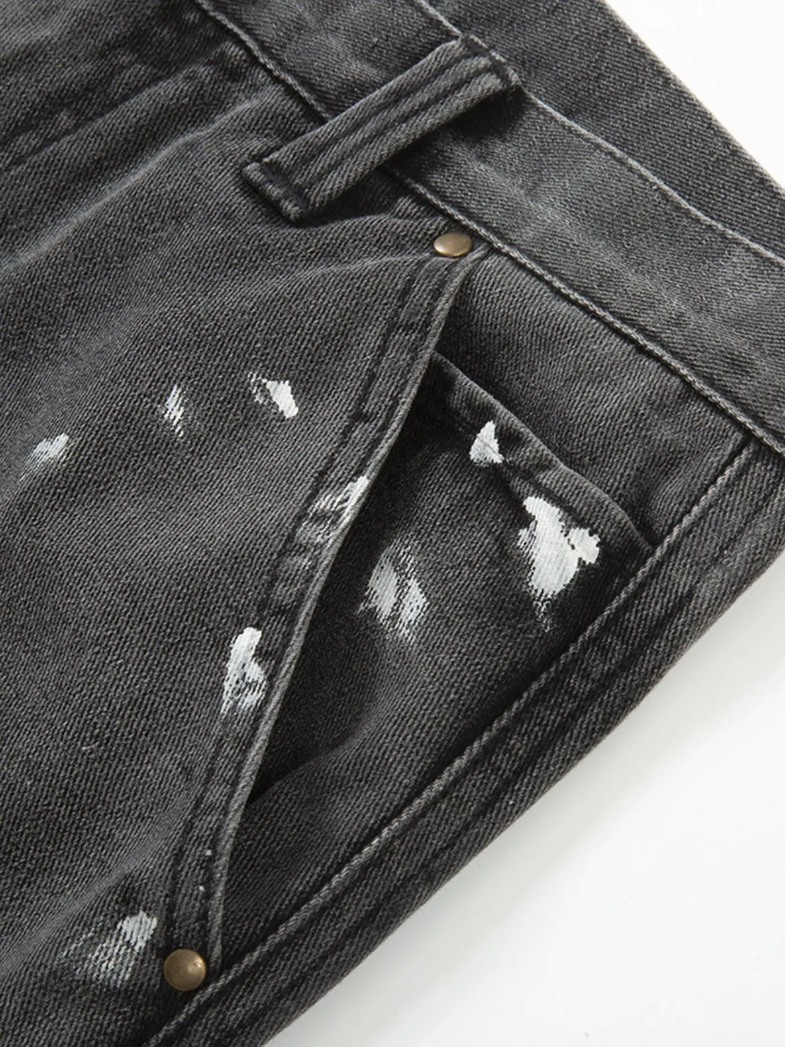 Men's Contrast Washed Bootcut Jeans sold by Unique Kulture product image thumbnail 4