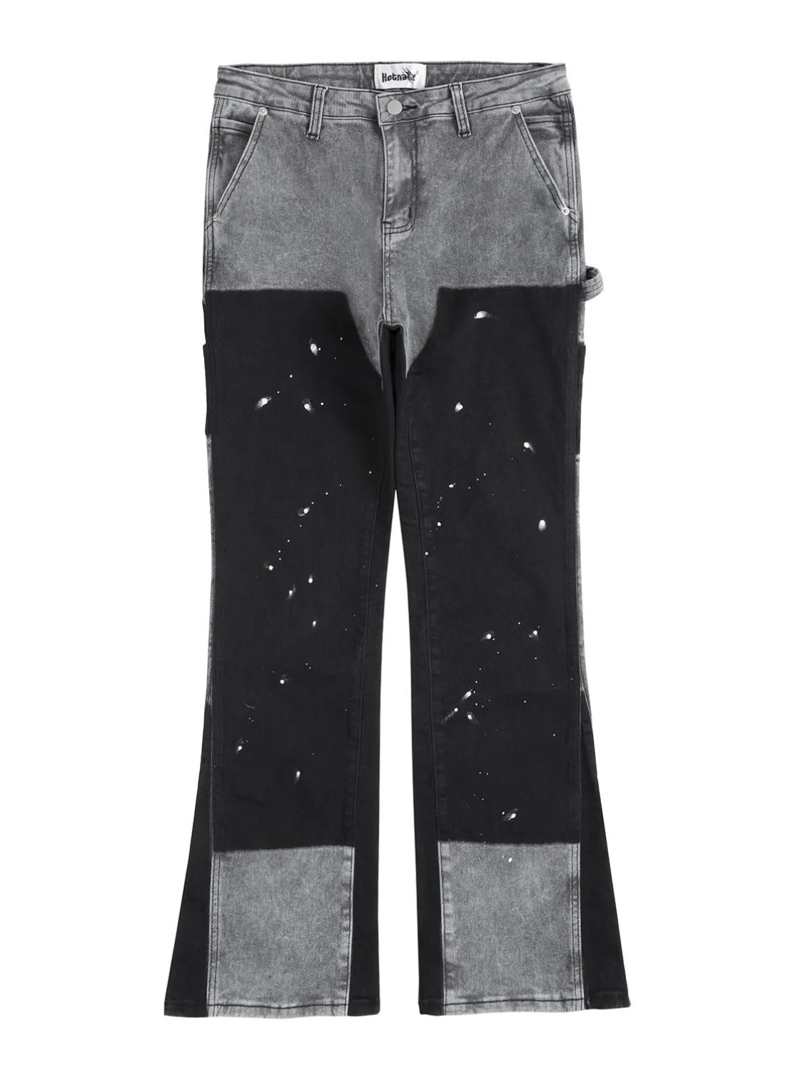 Men's Contrast Washed Bootcut Jeans sold by Unique Kulture