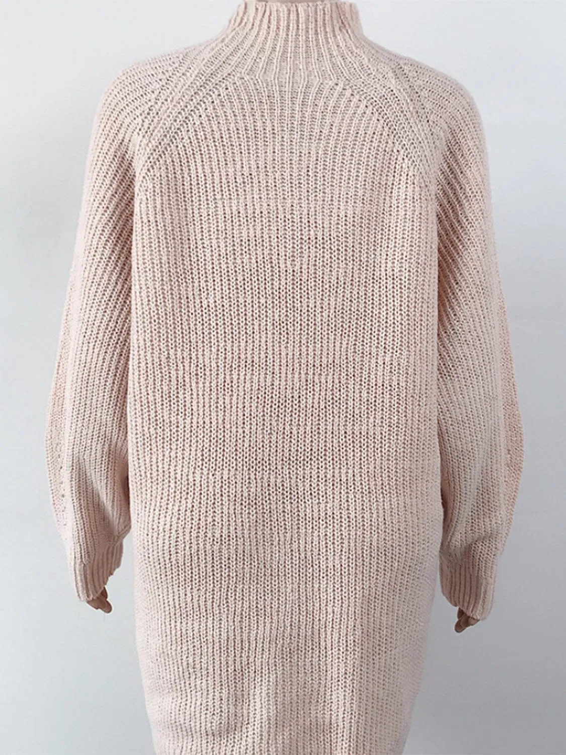 Mock Neck Dropped Shoulder Sweater Dress sold by Unique Kulture product image thumbnail 3