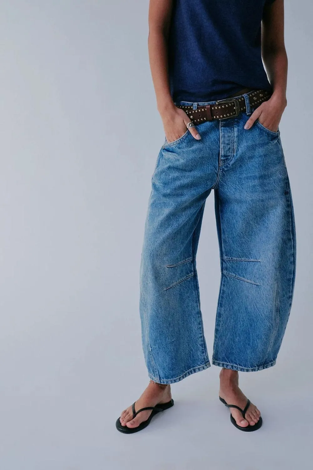 Candy Wide Leg Jeans with Pockets sold by Unique Kulture product image thumbnail 3