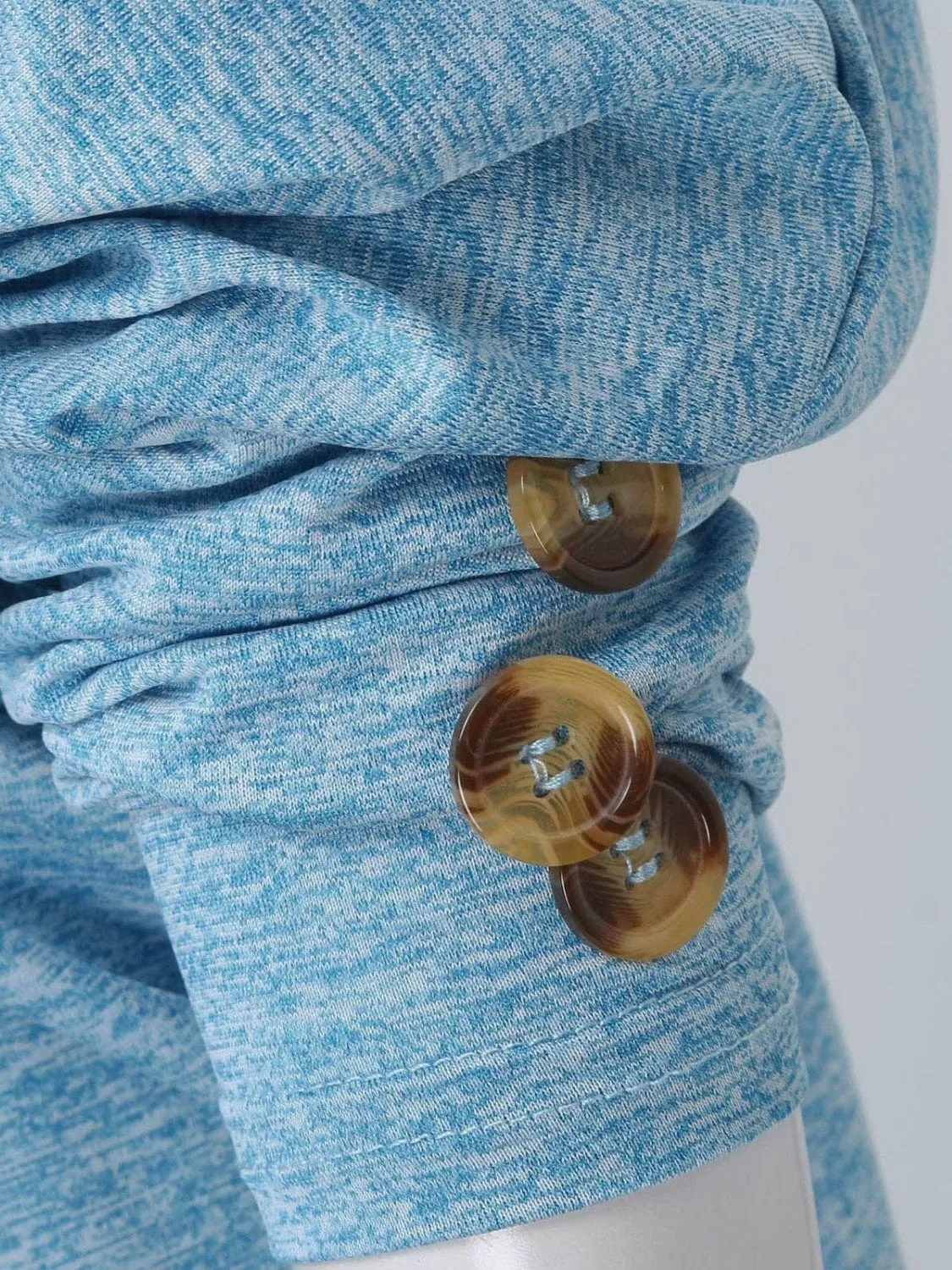 One Shoulder Long Sleeve Shirt sold by Unique Kulture product image thumbnail 3