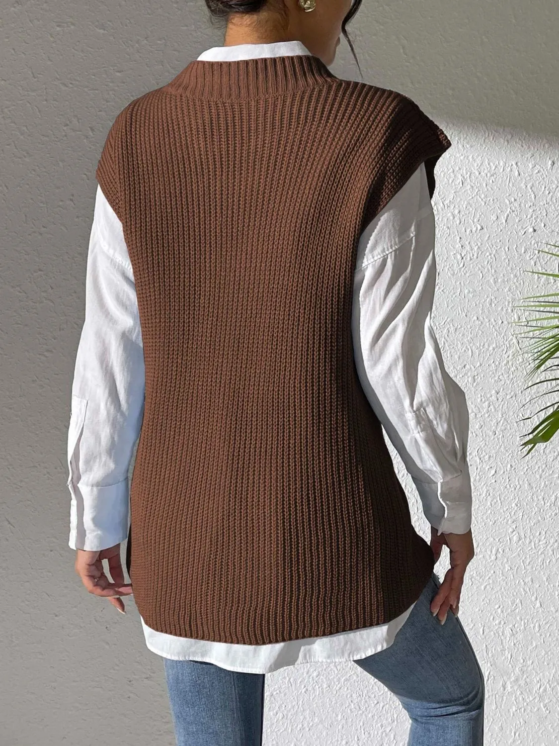 V-Neck Sweater Vest sold by Unique Kulture product image thumbnail 5