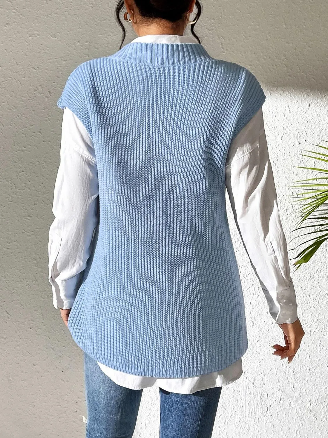 V-Neck Sweater Vest sold by Unique Kulture product image thumbnail 2