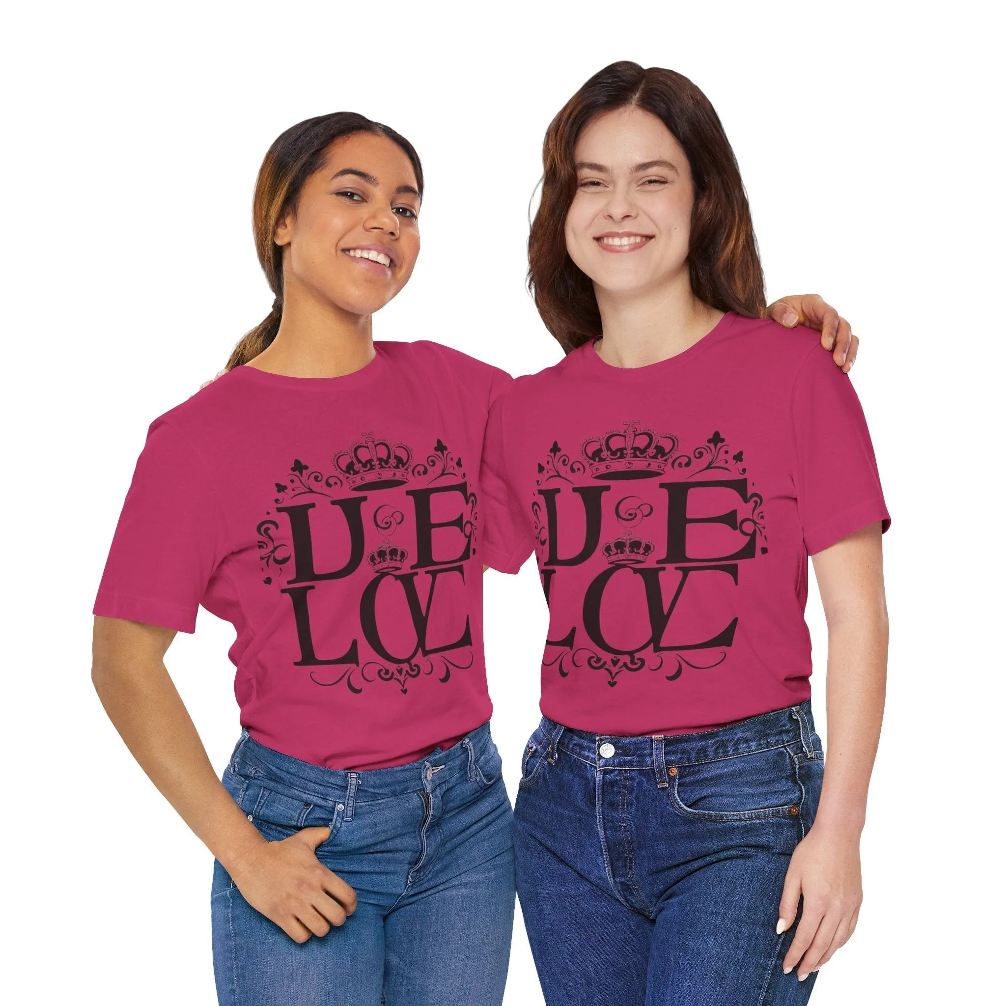Love Black T Shirt sold by Unique Kulture product image thumbnail 3