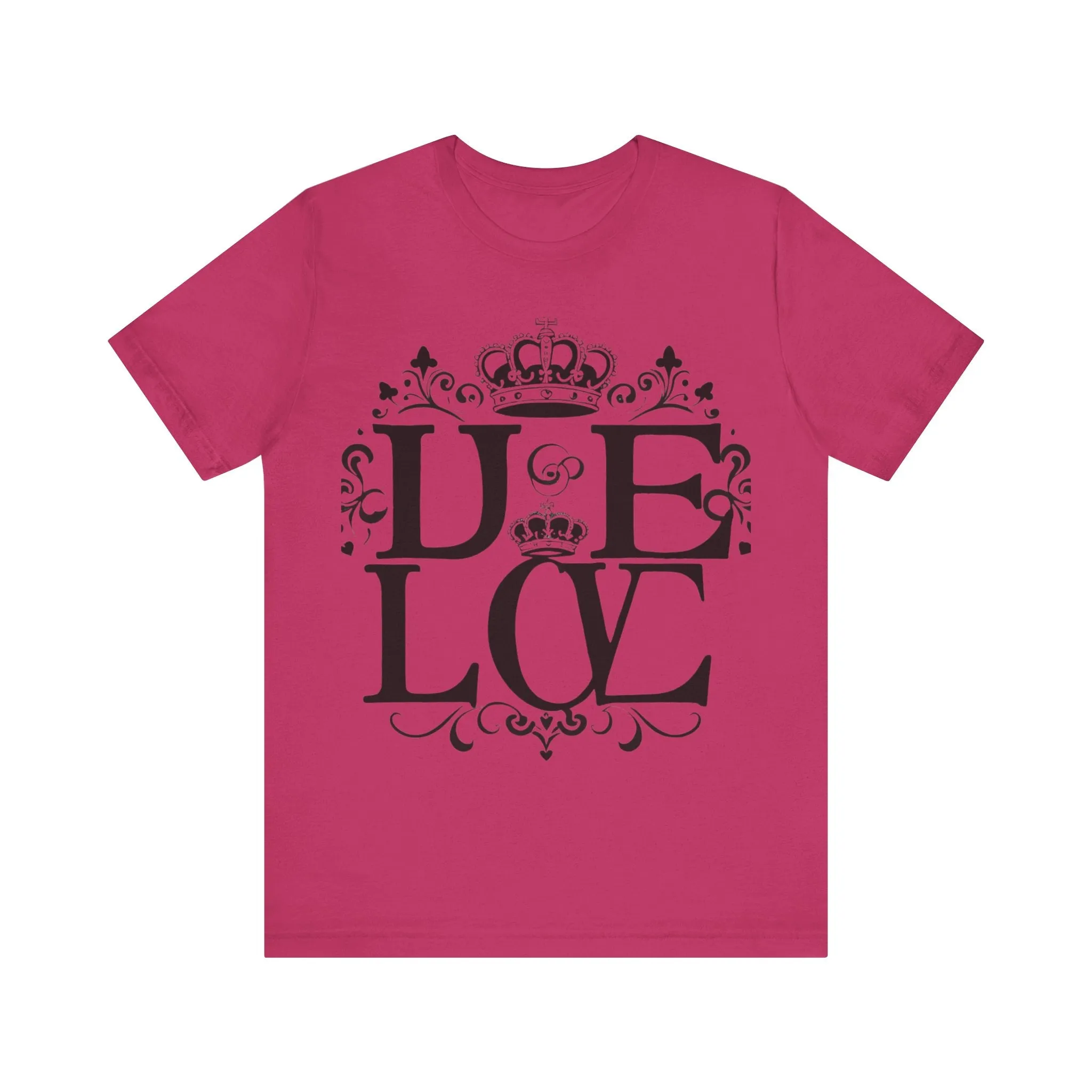 Love Black T Shirt sold by Unique Kulture product image thumbnail 4