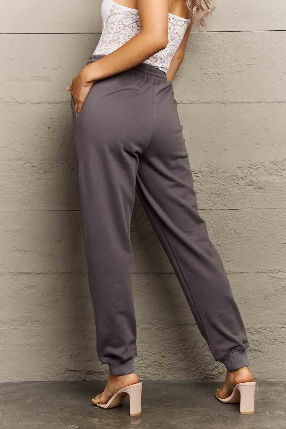 Simply Love Simply Love Full Size Drawstring Angel Graphic Long Sweatpants sold by Unique Kulture product image thumbnail 2