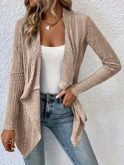 Open Front Long Sleeve Cardigan sold by Unique Kulture