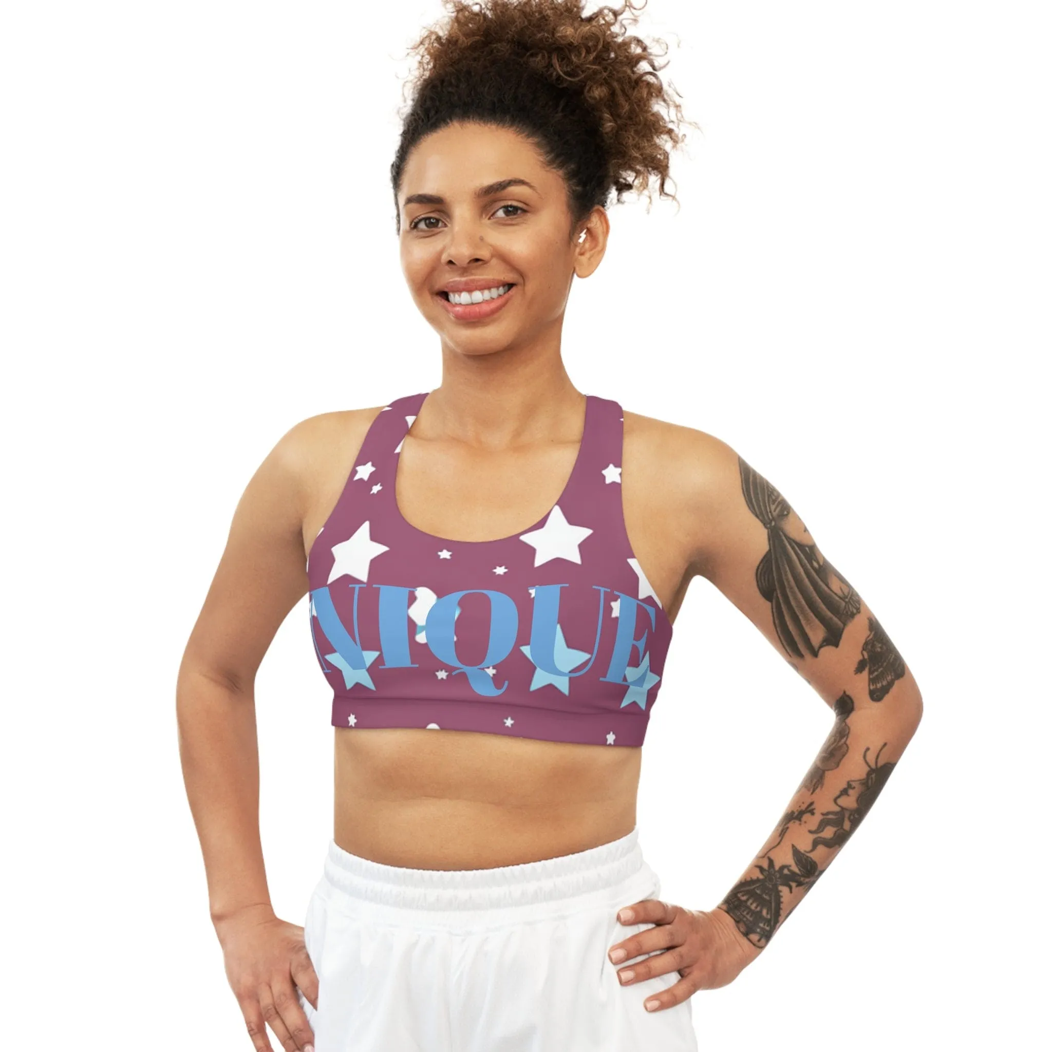 Unique Kulutre Seamless Sports Bra sold by Unique Kulture product image thumbnail 2