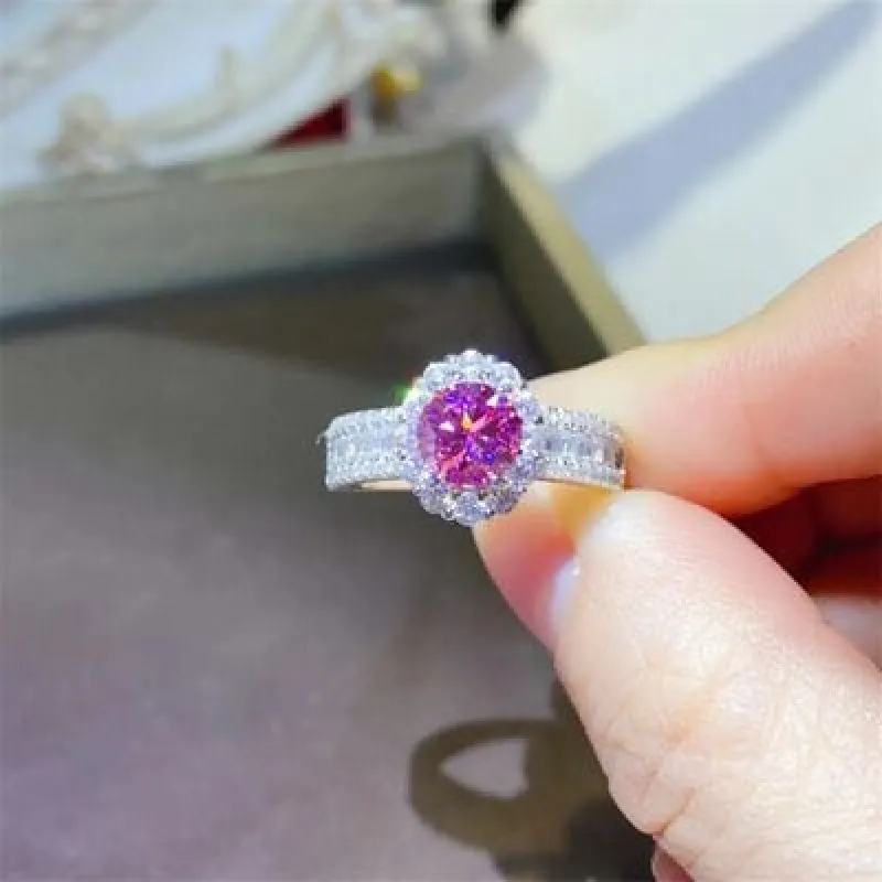 1 Carat Moissanite 925 Sterling Silver Ring sold by Unique Kulture