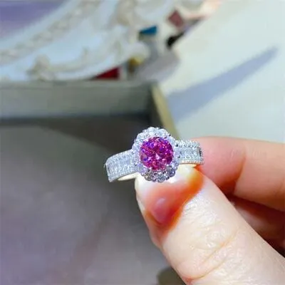 1 Carat Moissanite 925 Sterling Silver Ring sold by Unique Kulture product image thumbnail 5