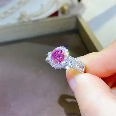 1 Carat Moissanite 925 Sterling Silver Ring sold by Unique Kulture product image thumbnail 2