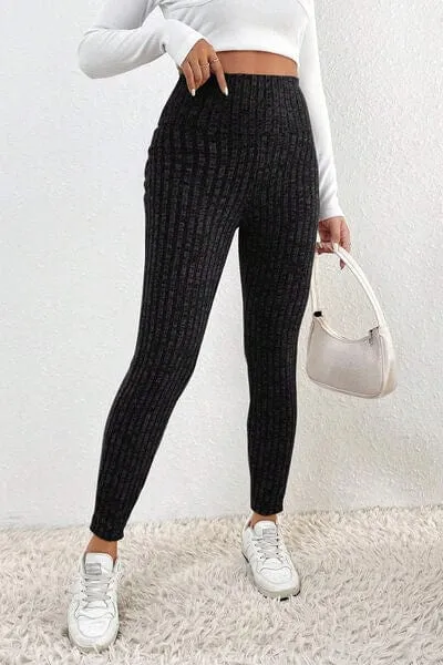 Ribbed High Waist Leggings sold by Unique Kulture product image thumbnail 5