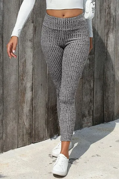 Ribbed High Waist Leggings sold by Unique Kulture product image thumbnail 3