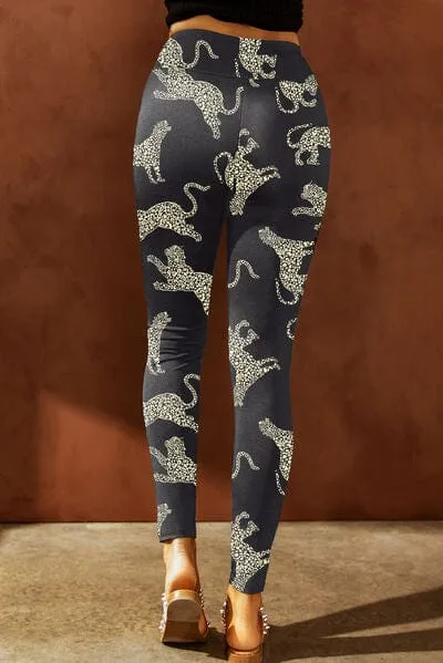 Animal Printed Distressed High Waist Leggings sold by Unique Kulture product image thumbnail 2