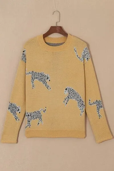 Animal Element Round Neck Dropped Shoulder Sweater sold by Unique Kulture product image thumbnail 3