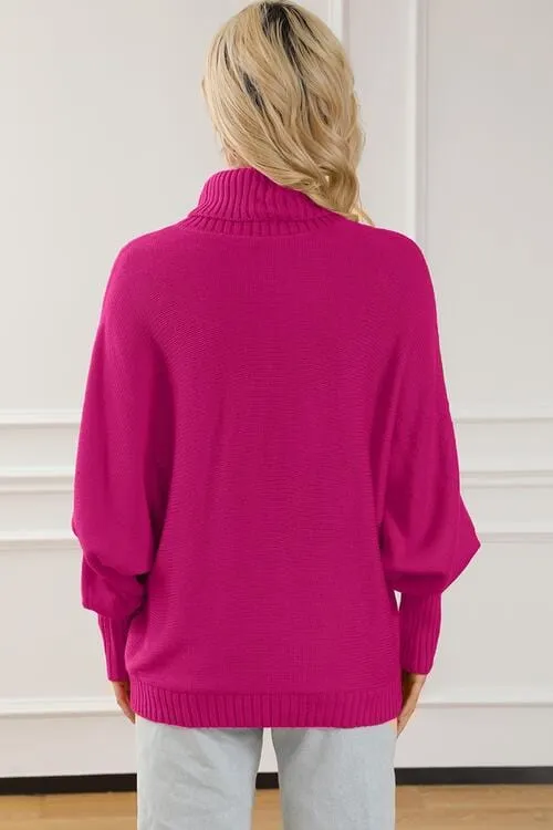 Merry Letter Embroidered High Neck Sweater sold by Unique Kulture product image thumbnail 3