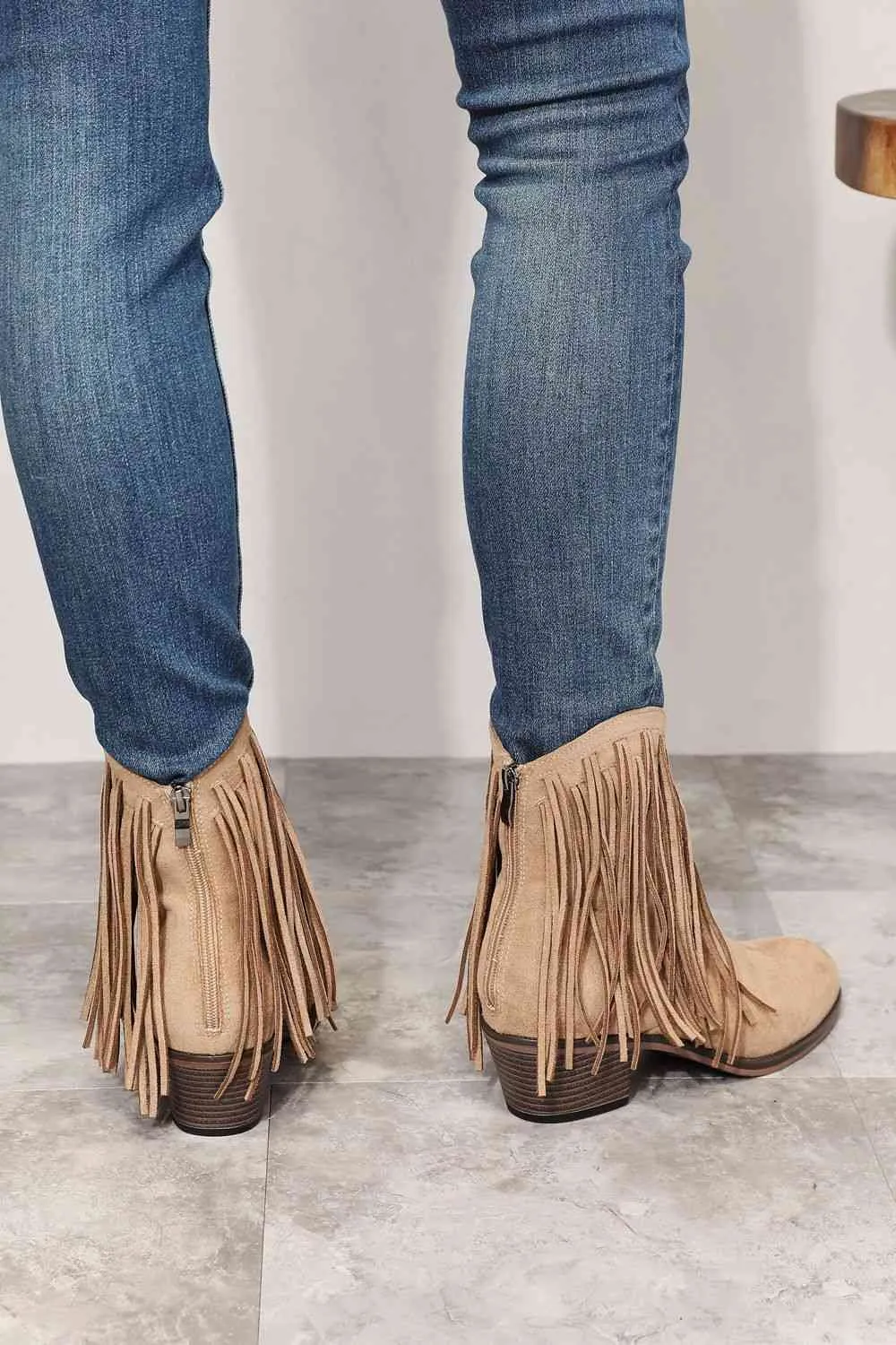 Legend Women's Fringe Cowboy Western Ankle Boots sold by Unique Kulture product image thumbnail 5