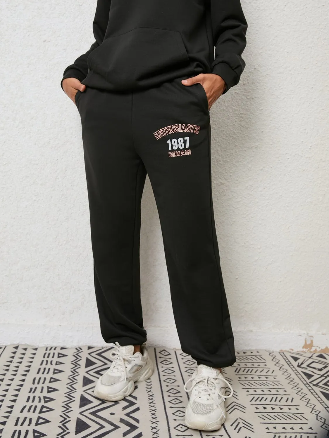 Graphic Hoodie and Sweatpants Set sold by Unique Kulture product image thumbnail 5